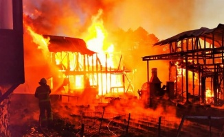 Bursa İnegöl'de yayla evinde yangın