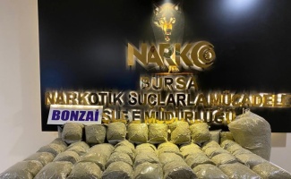 Bursa'da 58 kilogram sentetik uyuşturucu ele geçirildi