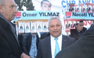 CHP Ankara Sincan İlçe Başkanı Ömer,  Atatürk'ü andı 