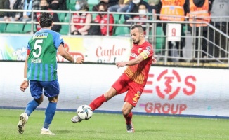 Rizespor Kayseri'yi tek golle geçti