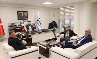 Sakarya Berberler Odası Başkanı Hacıoğlu'ndan AA Bölge Müdürü Velioğlu'na ziyaret