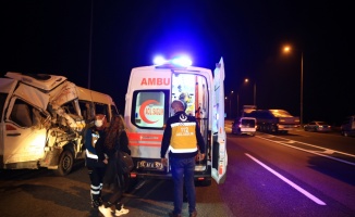Sakarya'daki zincirleme trafik kazasında 5 wushu sporcusu yaralandı
