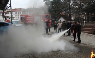 Taraklı Belediyesi personeline yangın eğitimi verildi