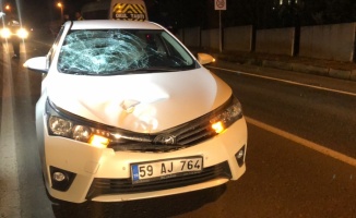 Tekirdağ'da otomobilin çarptığı üniversite öğrencisi yaralandı