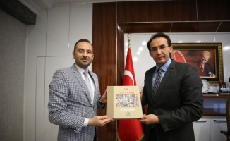 AA Bursa Bölge Müdürü Aksoy'dan Yalova Cumhuriyet Başsavcısı Çoban'a ziyaret