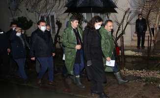 Bakan Yardımcısı Çataklı, Edirne'de aşırı yağıştan etkilenen bölgeye gitti: