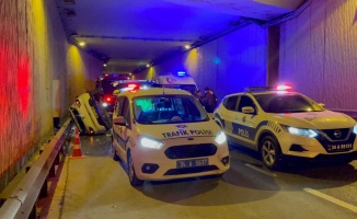 Beşiktaş'taki trafik kazasında 1 kişi yaralandı