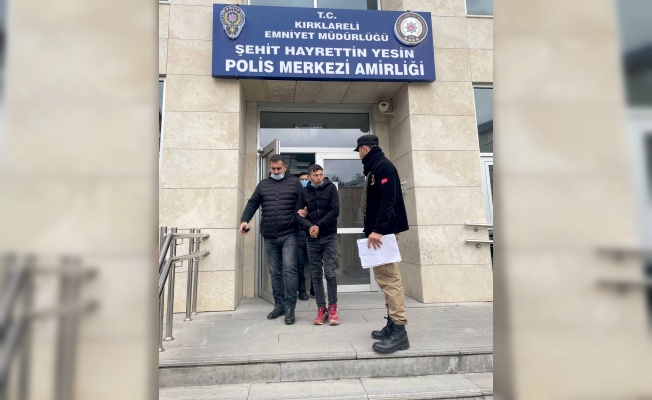 Kırklareli'nde internet ve telefon kablolarını çalan 3 şüpheli yakalandı