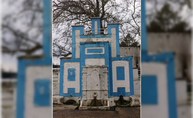 Tekirdağ'daki İnanlı Çeşmesi'nin restorasyon çalışmalarına başlandı