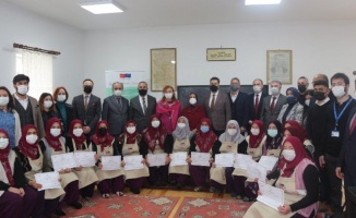 Bursa'da Yiğitali kadınları sertifikalandı