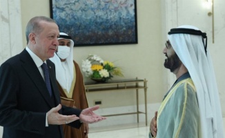 Cumhurbaşkanı Erdoğan, Dubai Emiri ile görüştü