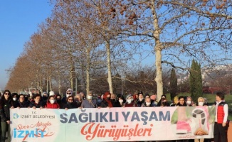 Kocaeli İzmit Belediyesi Sağlıklı Yaşam Yürüyüşleri devam ediyor