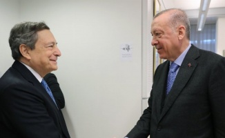 Cumhurbaşkanı Erdoğan, Draghi ile görüştü
