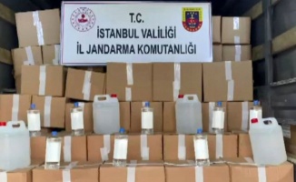 İstanbul Sultangazi'de Jandarmadan sahte alkol operasyonu