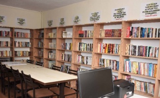 İzmir Kemalpaşa'da 5 bin 500 kitaplı 'Kardelenler Kütüphanesi'