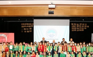 Kayseri'de Başkan Büyükkılıç minik öğrencilerle bir araya geldi  