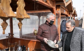 Kayseri Talas'ta antika pazarı heyecanı