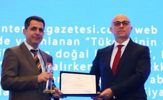 Mehmet Çetinkaya'ya 'geleneksel' üçüncü ödül
