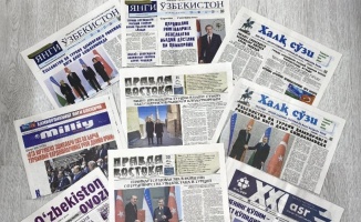 Özbek basını Cumhurbaşkanı Erdoğan'a geniş yer verdi