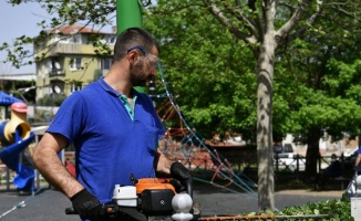 Bursa Osmangazi'de parklara ‘bahar’ bakımı