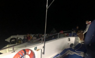 Çanakkale'de 35 düzensiz göçmen yakalandı