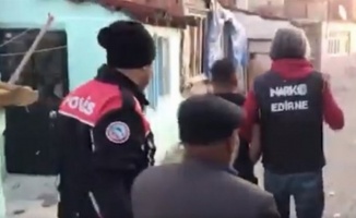 Edirne Keşan'da uyuşturucu satıcılarına yönelik operasyon