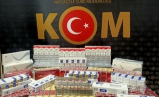 Kilis'te 2 bin 851 paket kaçak sigara yakalandı 