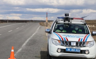 Yerli mobil hız tespiti Kars'ta kullanıldı