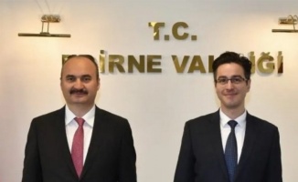 Bulgaristan Kültür Bakanı Atanasov, Vali Canalp’i ziyaret etti