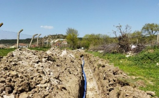Manisa Doğanpınar Mahallesinde içme suyu terfi hattı çalışması tamamlandı