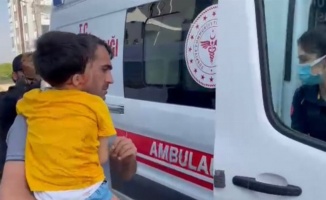 Adıyaman'da 4 metre yükseklikte düşen çocuk yaralandı