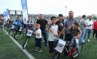 Gaziantep'te bakkal esnafına 3 bin sepetli bisiklet