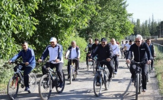 Kayseri Yahyalı'da bisiklet turu