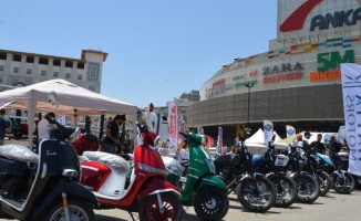 Motosiklet tutkunları Başkent'te buluştu