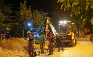 Nevşehir Belediyesi gece gündüz çalışıyor