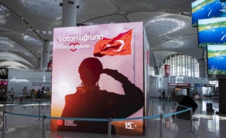 15 Temmuz kahramanları İstanbul Havalimanı‘nda anıldı