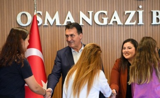 Bursa Osmangazi'de personel bayramlaşması