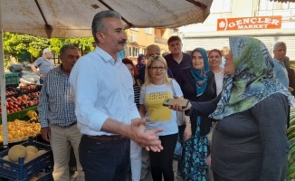 CHP Bursa Yıldırım'dan pazar çıkarması