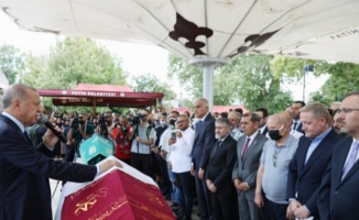Cumhurbaşkanı Erdoğan, Fethiye Gümüşdağ'ın cenazesine katıldı