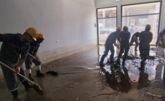 Giresun Belediyesi sel afeti yaşanan bölgeye yardıma koştu