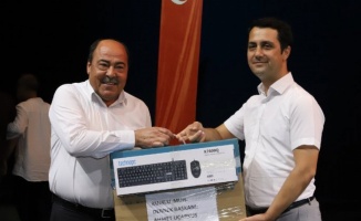 Hatay Büyükşehir'den 593 muhtara bilgisayar