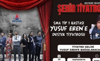 Nevşehir Belediyesi Şehir Tiyatrosu'ndan anlamlı hareket