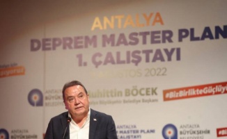 Antalya Deprem Master Planı 1. Çalıştayı düzenlendi