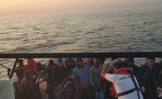 Aydın Kuşadası'nda 35 düzensiz göçmen yakalandı