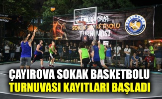 Çayırova Sokak Basketbolu Turnuvası kayıtları başladı