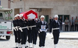 Kütahya'da görevli polis memuru son yolculuğun uğurlandı