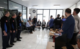 Başkan Palancıoğlu, ilk mesai gününe personeli ile bayramlaşarak başladı