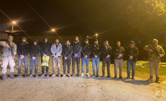 Edirne'de Jandarma 27 kaçak göçmeni yakaladı