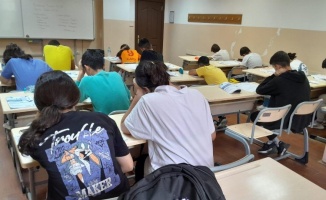 Malatya'da LGS öğrencileri deneme sınavında