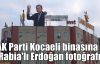 Ak Parti Kocaeli binasına 'Rabia'lı Erdoğan fotoğrafı